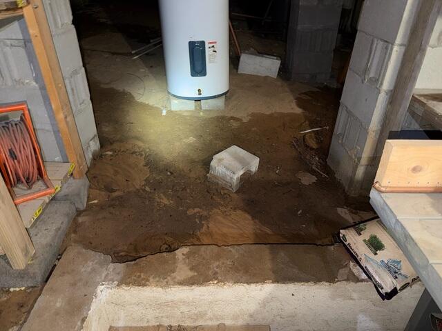 Exposed Dirt and Water Intrusion