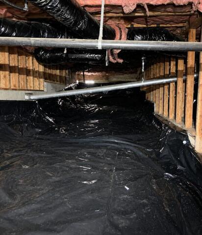 Completed Crawl Space