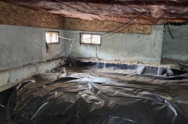 Nasty Crawl Space in Need of an Update