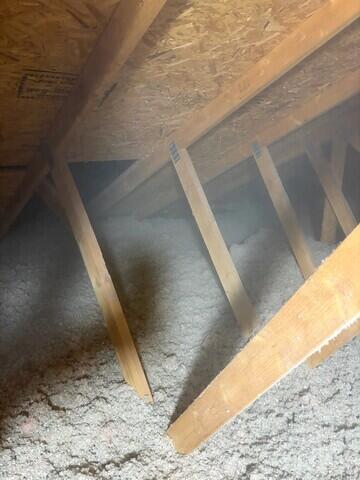 Cellulose Attic Insulation Installation