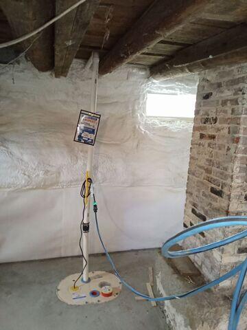 Waterproofed Basement