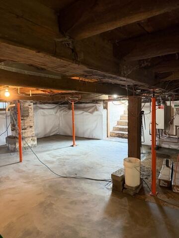 New Concrete Basement Floor