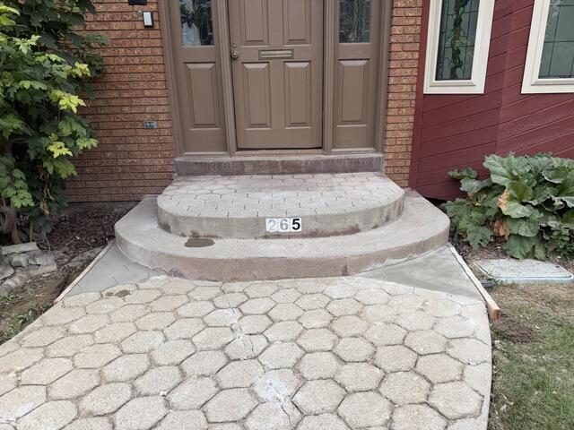 Completed Concrete Step Leveling in Pleasant Grove, UT