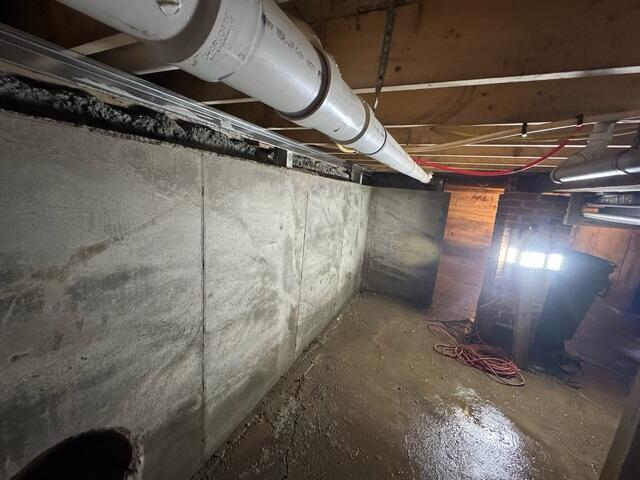 Bowing Foundation Wall Repair