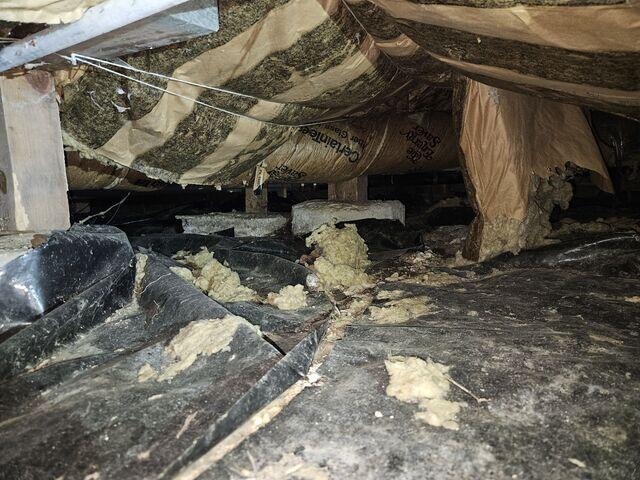 Very Dirty Crawl Space