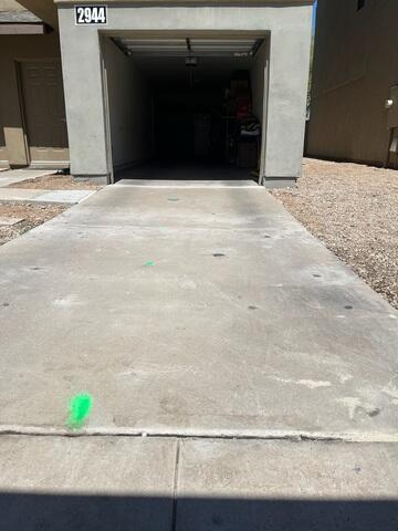 Sinking Driveway Slab Before Concrete Leveling