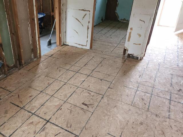 New Subfloor in Franklin, OH