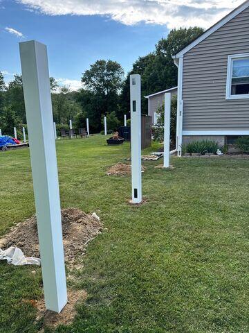 All Posts are set in the yard