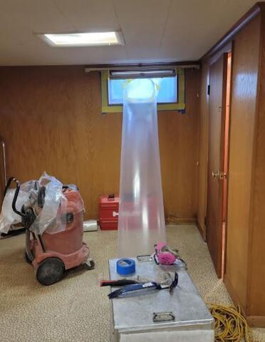 Advanced HEPA Negative-Air Set-Up for Dust Control in Lewisburg PA