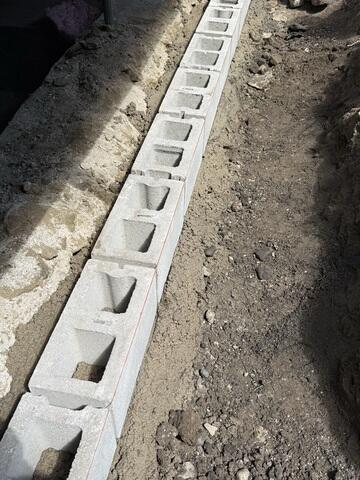 Foundation Wall Rebuild in Progress