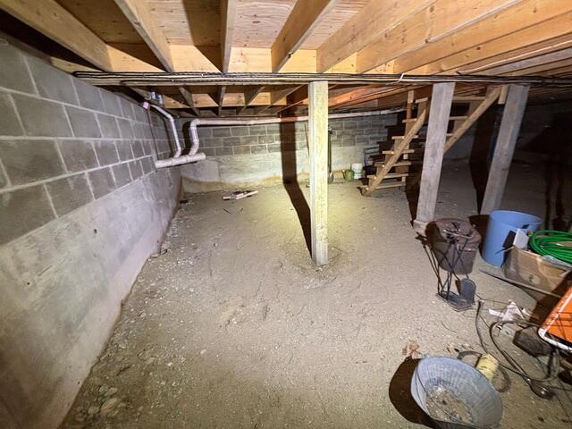Damp Crawl Space