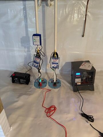 SmartSump Pumps + SaniDry Sedona Dehumidifier