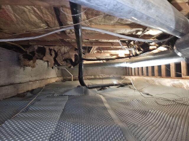 Drainage Matting beneath CleanSpace