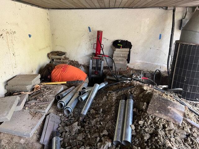 Push Pier Installation for San Diego County Foundation Repair