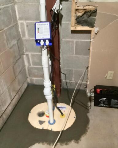 Sump Pump System Upgraded