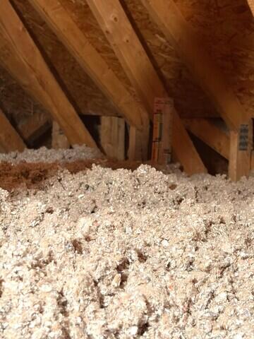 Upgraded Cellulose Attic Insulation