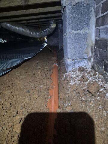Installing StarPipe to Manage Crawl Space Water