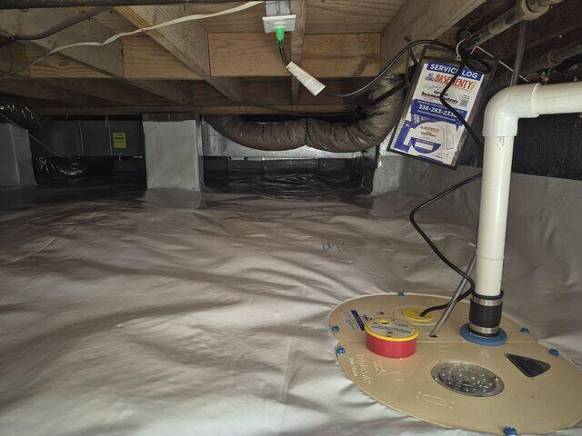 Protecting the Crawl Space with a TripleSafe Sump Pump