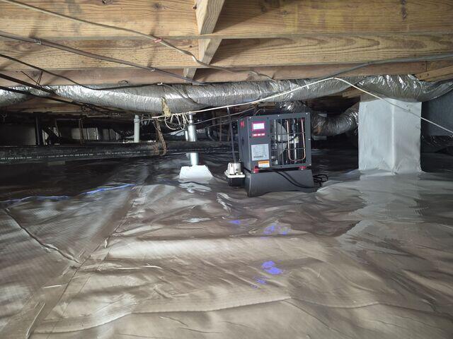 Sealing, Drying, and Supporting the Crawl Space