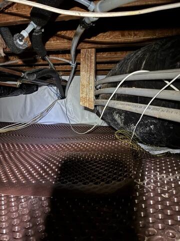 WaterGuard Drainage Installed Before CleanSpace Encapsulation