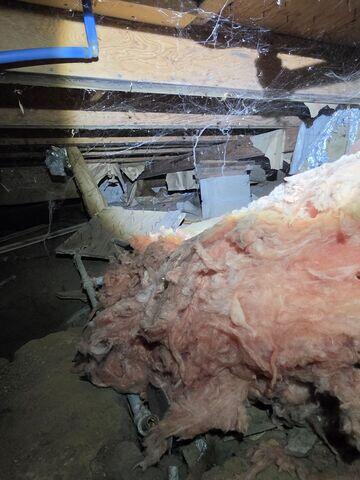 Moisture in the Crawl Space