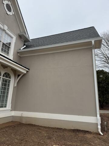 Gutter System and Downspout