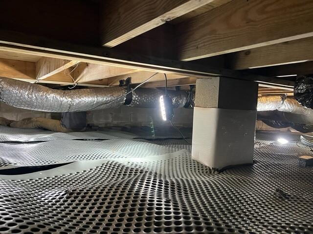 Drainage Matting Installed