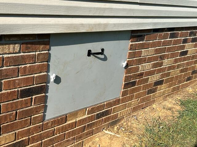 New Crawl Space Door