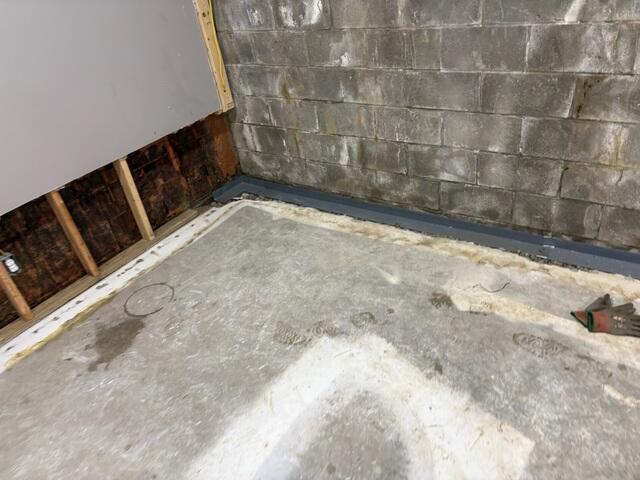 Installing the Drainage System