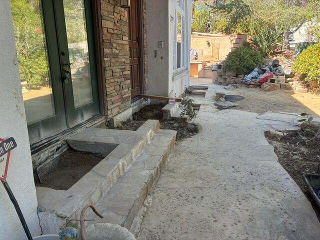 Foundation Repair Excavation at La Jolla Home
