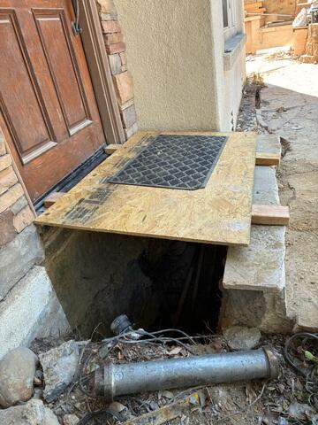 Foundation Pier Excavation at La Jolla Home