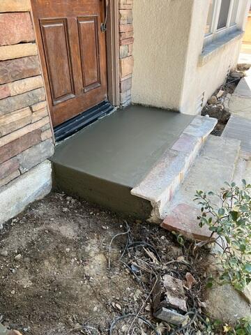 Entry Restored Following Foundation Repair in La Jolla