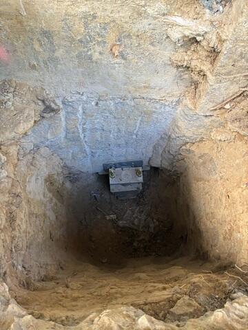 Pier Installed Beneath Foundation Footing in La Jolla