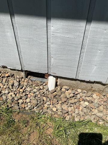 Sump Pump Discharge Line