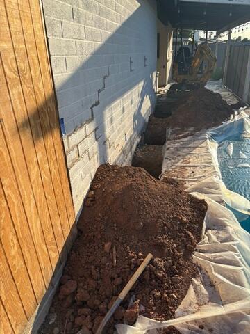 Foundation Stabilization Along Mesa Home