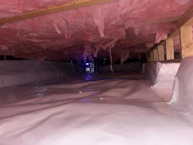 SaniDry Sedona in an Encapsulated Crawl Space