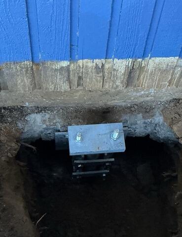 Successful Helical Pier Installation
