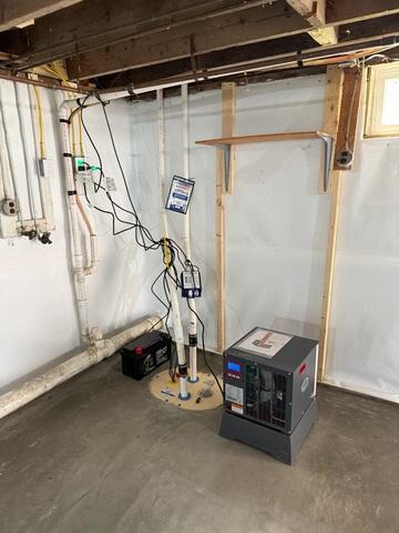 New Waterproofed Basement