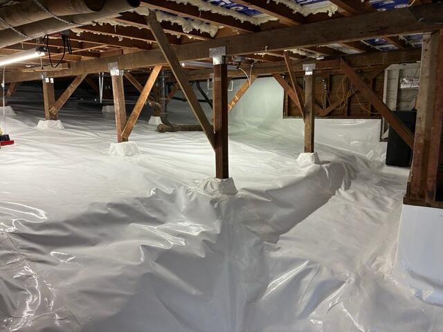 Crawl Space Moisture Barrier Installation in San Diego