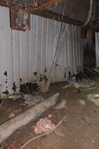 Crawl Space During Inspection