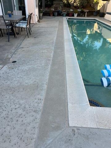 San Diego Concrete Pool Deck After Leveling