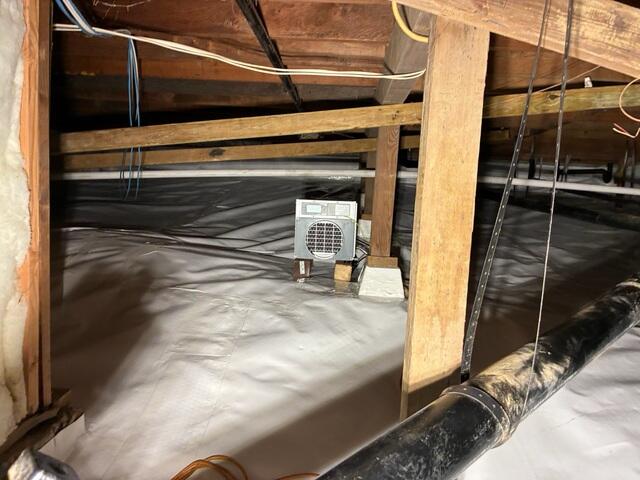 Completed Crawl Space Encapsulation in Poway, CA