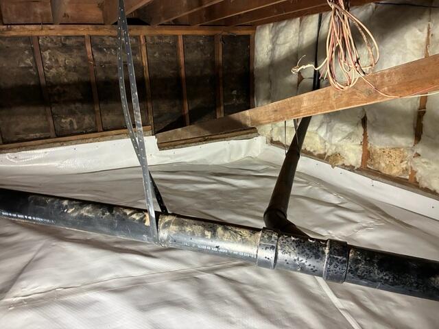 Finished Crawl Space Encapsulation System in Poway