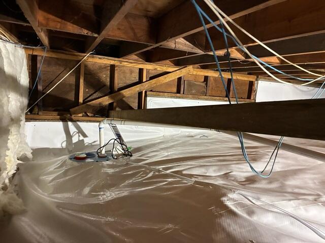 Crawl Space Moisture Barrier Installation in Poway