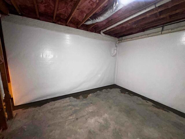 Basement Wall Vapor Barrier Installation in Kernersville, NC