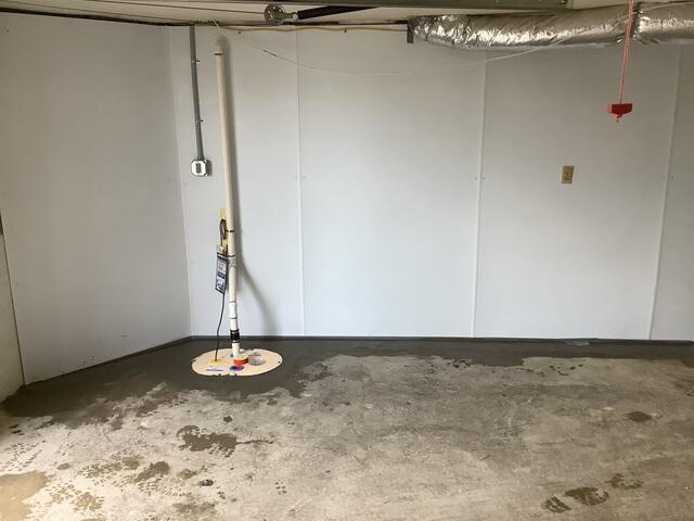 New Drainage and Sump System