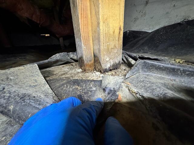Rotten Subfloor Post