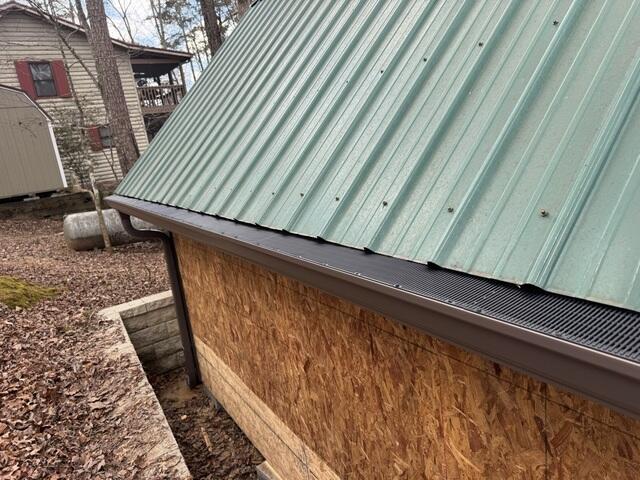 Gutter Gurads on the garage