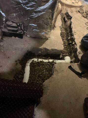 Excavated Trench