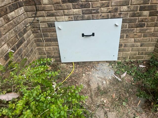 New Crawl Space Door